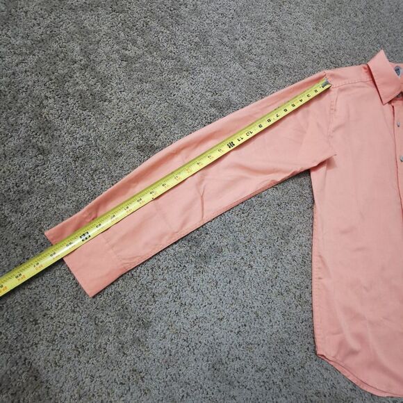 Men's Stio Shirt Button Down Long Sleeve | Color: Salmon | Size: S - Picture 12 of 12